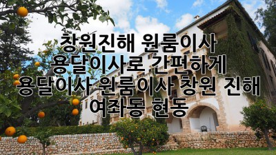 📦 창원/진해 원룸이사, 용달이사로 간편하게! 🚚💨 #용달이사 #원룸이사 #창원 #진해 #여좌동 #현동